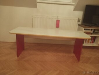 Stolek, výška cca 55,5 cm, délka 150cm - 2