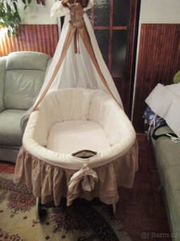 proutěný XXL košík pro miminko 105x63 - 2