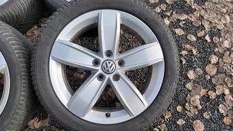 zimní alu kola VW 5x112 ,Kleber 225/45/17 - 2
