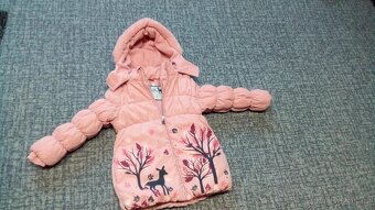 Zimní teplá bundička-kabátek  vel.110 - 2