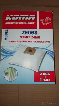 Prodám nerozbalené balení sáčků Zelmer, Sencor atd - 2