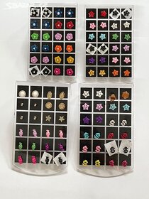 Naušnice barevné - 2