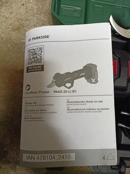 Aku nůžky Parkside - 2