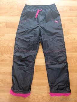 Dívčí zateplené kalhoty, vel. 152/158 - 2