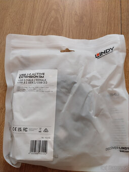 PRODLUŽOVACÍ KABEL USB A 3.0 MALE/FEMALE 5metrů - 2