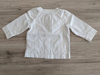 Bílá dívčí bundička vel. 92 - 2