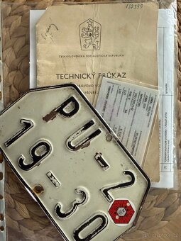 Jawa 250 592 panelka s TP novou STK a malou rz - 2