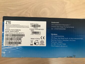VDSL modem ZTE ZXHN H267A od O2 - TOP STAV - 2