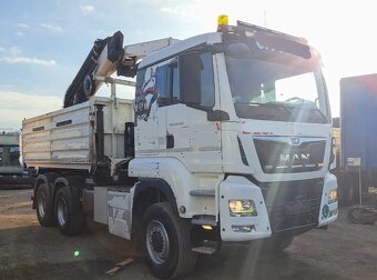 MAN TGS 33.420 - 6x6 – Sklápěč/Valník/tahač + HR-PALFINGER P - 2