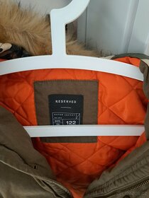 Khaki parka s kožíškem - 2