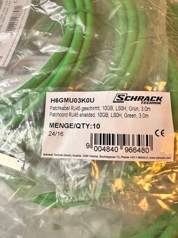 Propojovací kabel patchkabel Cat.6a (10GB) stíněný - 2