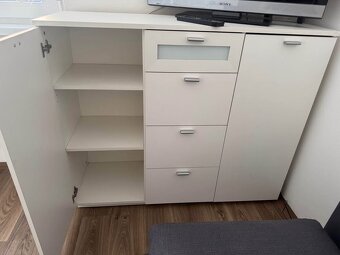 KOMODA SE ZÁSUVKAMI BÍLÁ NEXUS NXSK25 - 2