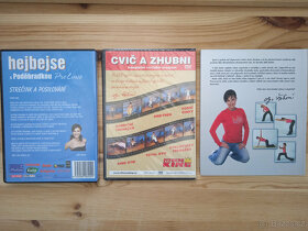Dvě cvičební DVD a knížka - 2
