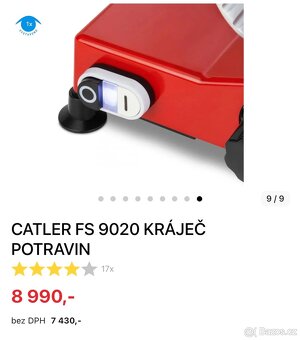 CATLER FS 9020 KRÁJEČ POTRAVIN - 2