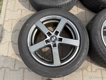 4x al kola 5x114.3 16 + pneu letní 205/55 R16 - 2