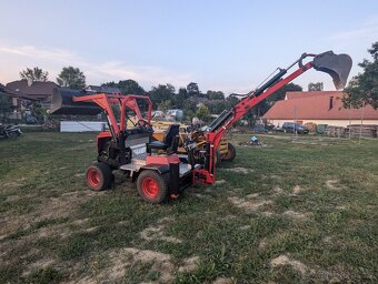 Minibagr, traktorbagr + dumper - 2