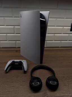 PlayStation 5 Digital Edition 1TB PS5 + Sluchátka JBL - 2