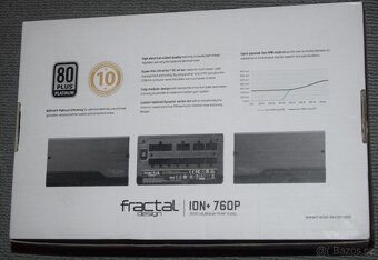 Fractal Design ION+ 760P plně modulární, tichý, PLATINUM - 2