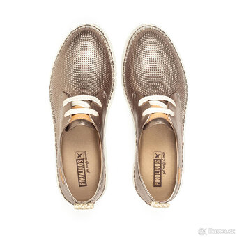 Stříbrné kožené boty PIKOLINOS vel. 40 - 2