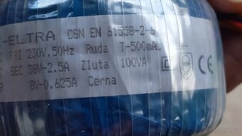 trafo - toroidní transformátor - NOVÝ - 2