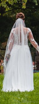 Svatební šaty - barva Ivory - 2