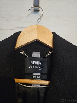 Vlněný kabát černý Orsay - 2