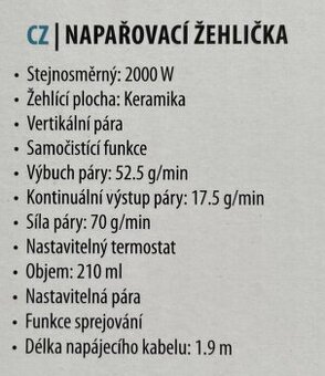 AKCE víc věcí: nová žehlička nevybalená - 2