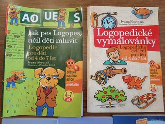 2 knihy logopedie a 3 když jde dítě do školy - 2