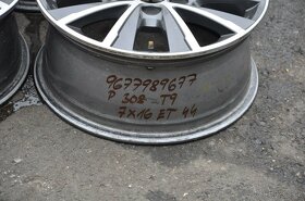 Peugeot 308 II, T9 - originální alu disky, KUSOVKY - 2