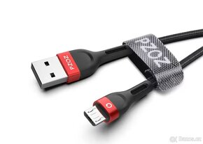 Kvalitní kabely micro USB - textilní povrch - 2