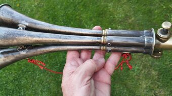 Stará trubka, značená, celková délka 43cm - 2