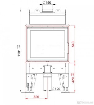 Krbová vložka BEF Home Therm 6kw - NOVÉ ORIGO ZABALENÉ - 2