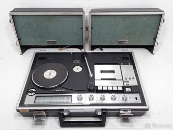 Crown SCP/71FW retro rádio gramo kazetový magnetofon - 2