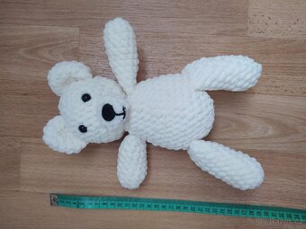 Háčkovaný medvídek ca 28cm - 2