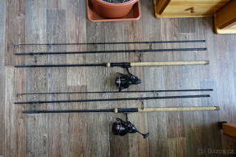 Prodám kaprový set 2x Delphin ARMADA +Okuma Dynadrag 7000 - 2