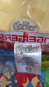 Set spodního prádla / pyžamo Marvel Avengers vel. 128-134 (8 - 2