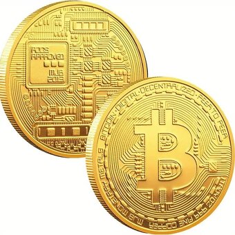sběratelská krypto mince BTC- pamětní suvenýr - 2
