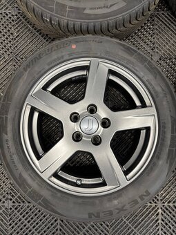 ALU kola 5x100 R15 + zimní pneu / Škoda Fabia, Rapid - 2