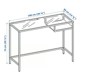 Stůl na notebook IKEA (VITTSJÖ) - Málo používaný - 2