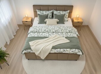 Prémiová čalouněná postel VELLUTO (160x200) - Ruční výroba - 2