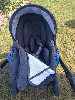 Kočárek Tudore Trapper grey stone 3 kombinace - 2