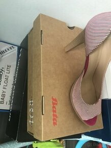 Boty-lodičky na vysokém podpatku Baťa č.39 - 2