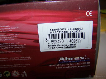 ŠKODA OCTAVIA Combi GEROLSTEINER TDF tour de France 1/43 mod - 2