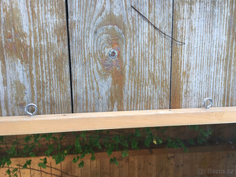 Zrcadlo v dřevěném rámu, 64 x 138 cm - 2