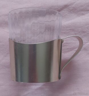 Hrníčky sklo+plech - 2