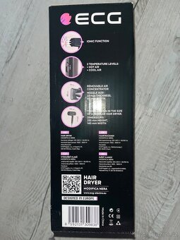Fén na vlasy ECG Modifica Nera - 2