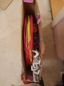 Stan pro princezny + tunel + domeček (3 v 1) - 2