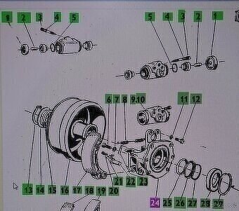 drzak čeľusti na Zetor - 2