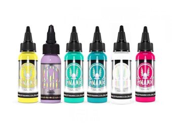 Tetovací barvy Dynamic 13x15ml, NOVÉ, NEPOUŽITÉ - 2