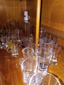 Prodám sbírku skleněných štamprlí-kalíšků SLEVA - 2